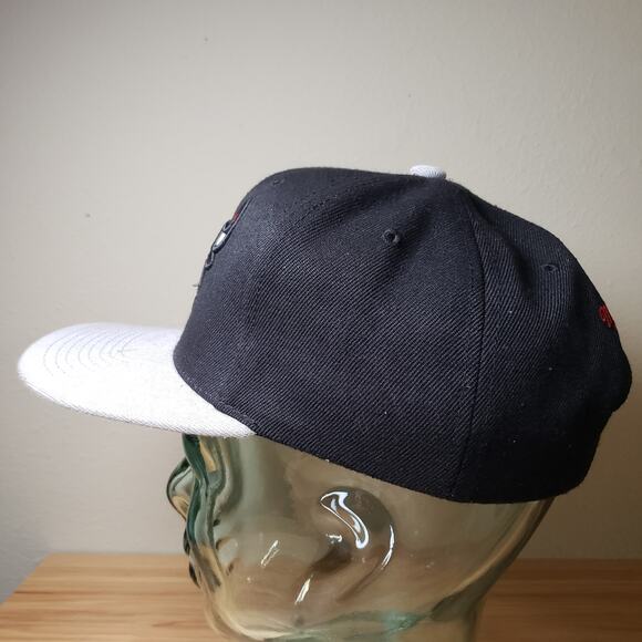 Mitchell & Ness Men's Chicago Bulls Basketball Snapback Cap Black One Size NBA - Picture 2 of 6